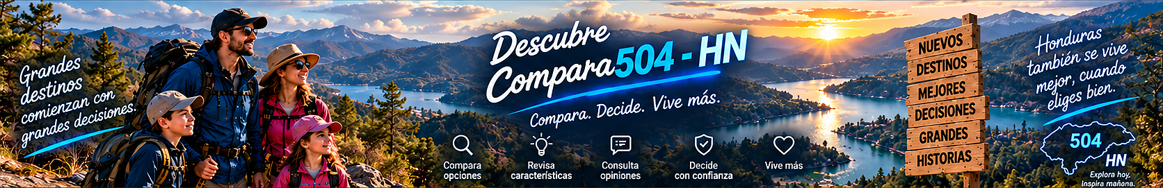 Descubre Compara504 - HN: compara, decide y vive más